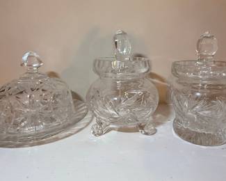 Polonia Hand Cut Lead Crystal Set