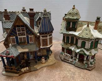 Lemax "Princeton Place" & "The Olde Curiosity Shoppe" Christmas Village Houses