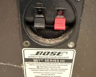 Bose 601 Series III Direct/Reflecting Speakers