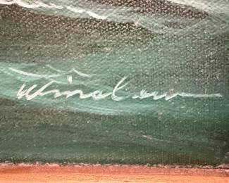 Hewett Jackson Style Seascape Painting