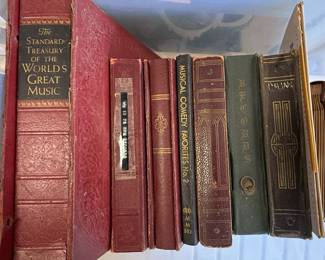 The Standard Treasury of the World's Great Music Book and "Musical Comedy Favorites No. 2"