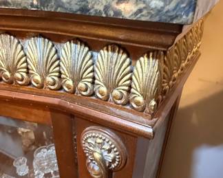 Louis XVI Style Vitrine Display Cabinet