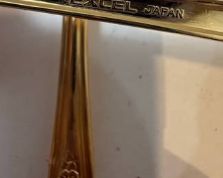 Excel Japan Gold Plated Flatware Set