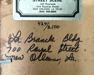 Kay Glenn "La Branche Building" Bas-Relief Plaque