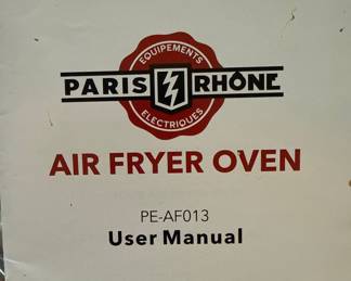 Paris Rhône Air Fryer Toaster Oven