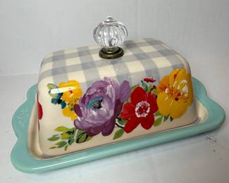 The Pioneer Woman "Sweet Romance" Butter Dish