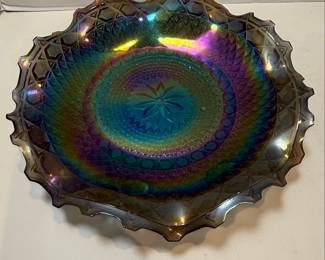Carnival Glass Bowls and Toothpick Holder