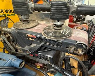 Craftsman Belt/Disc Sander, Porter-Cable Miter Saw and Assorted Power Tools