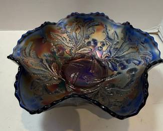 Carnival Glass Bowls and Toothpick Holder