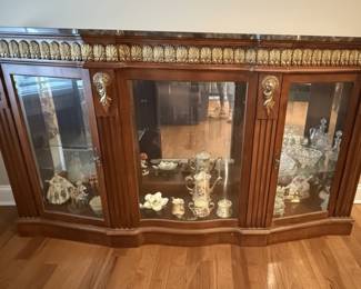 Louis XVI Style Vitrine Display Cabinet