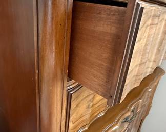 Kent Coffey French Provincial Style Cherry Wood Dresser
