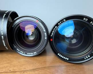 Tokina AT-X SD 35-200mm f/3.5-4.5 and Konica Zoom-Hexanon AR 80-200mm f/4 Lens Lot