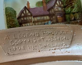 A. Legend Product "Country Charm" Collection Chalkware Wall Plaques