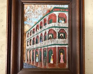 Kay Glenn "La Branche Building" Bas-Relief Plaque