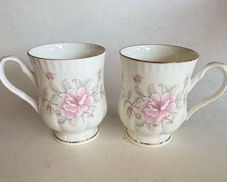 Crown Ceramics Ltd. Fine Bone China Teacups