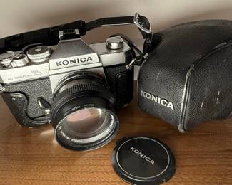 Konica Autoreflex T3 35mm SLR Camera with Hexanon AR 55mm f/1.8 Lens