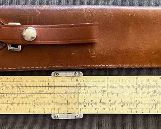 Slide Rule w Case