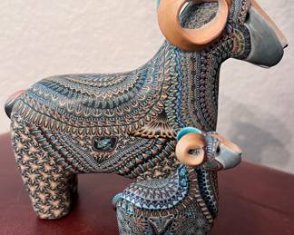 Jon Stuart Anderson "Fimo Creations" Ram: Baby, Papa 