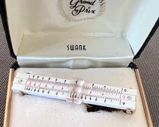 Swank Slide Rule Tie Clip