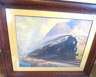 Greene Vintage Railroad Lithograph