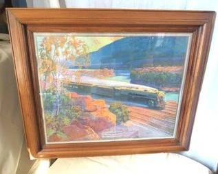 Railroad lithograph Mohawk Valley