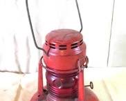red Dietz railroad lantern