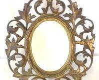 Victorian brass ornate frame
