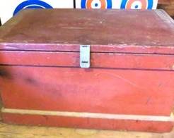 large red paint carpenter's tool chest