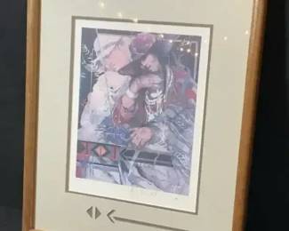 1980s Amy Burnett print - "Threads Of Peking Beads"