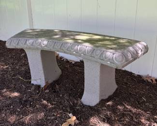 Resin outdoor benches (2 available)