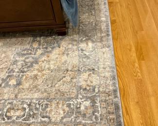 8 x 10 rug, blues & greys, Elliana
