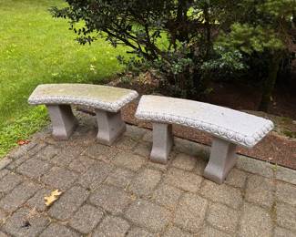 Resin benches