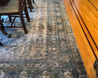 Surya rug, 8' 10" X 12 blues & greys