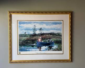 Winslow Homer, "The Blue Boat" from MFA
