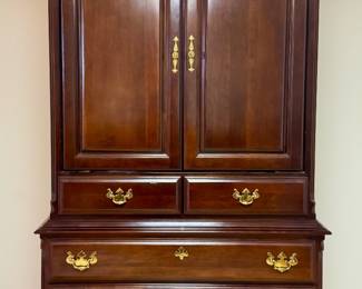 Armoire with 5 drawers by Sumter Cabinet Co.