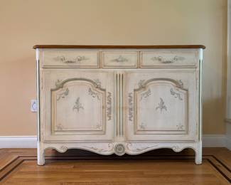 Ethan Allen painted cabinet, legacy collection