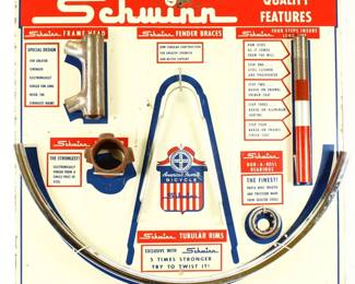 1970's Schwinn Dealer Exclusive Parts Display - Among several other dealer exclusive displays.
