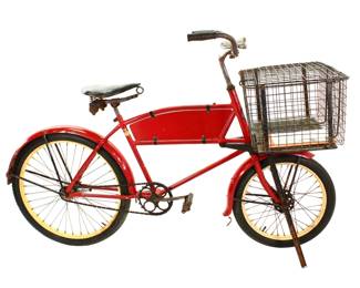 Early 1940's Wartime Schwinn Cycle Truck - Untouched all original : even with it's original paper advertising card!