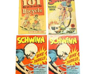 Vintage Schwinn Comic Books, Catalogs, and Manuals