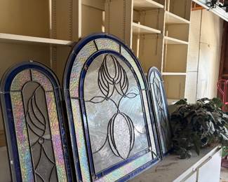 Folding stained glass