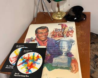 Desk Lamp, Vintage Poster 