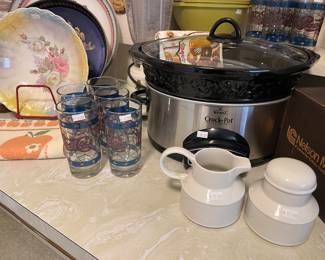 Crock Pot, Drinkware, Plates