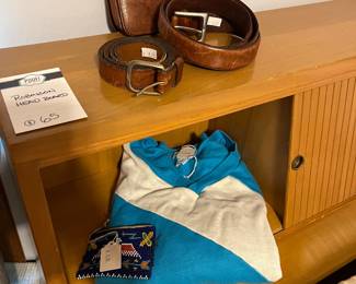 Robinson Headboard, Belts, Sweaters 