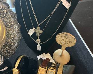 Sterling Necklaces, Watches 