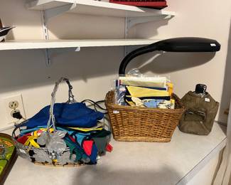 Baskets, Desk Lamp