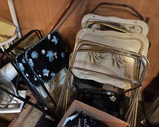 Vintage Folding Trays