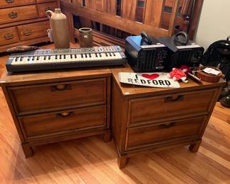 Wooden Side Tables, Keyboard