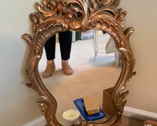 Vintage Rococo Mirror 