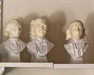 Antique Avon Cologne Bottles Presidents Collection