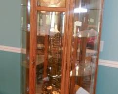 HOWQARD MILLER GRANDFATHER CURIO CLOCK